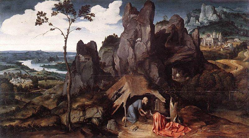 St Jerome in the Desert, Joachim Patinir